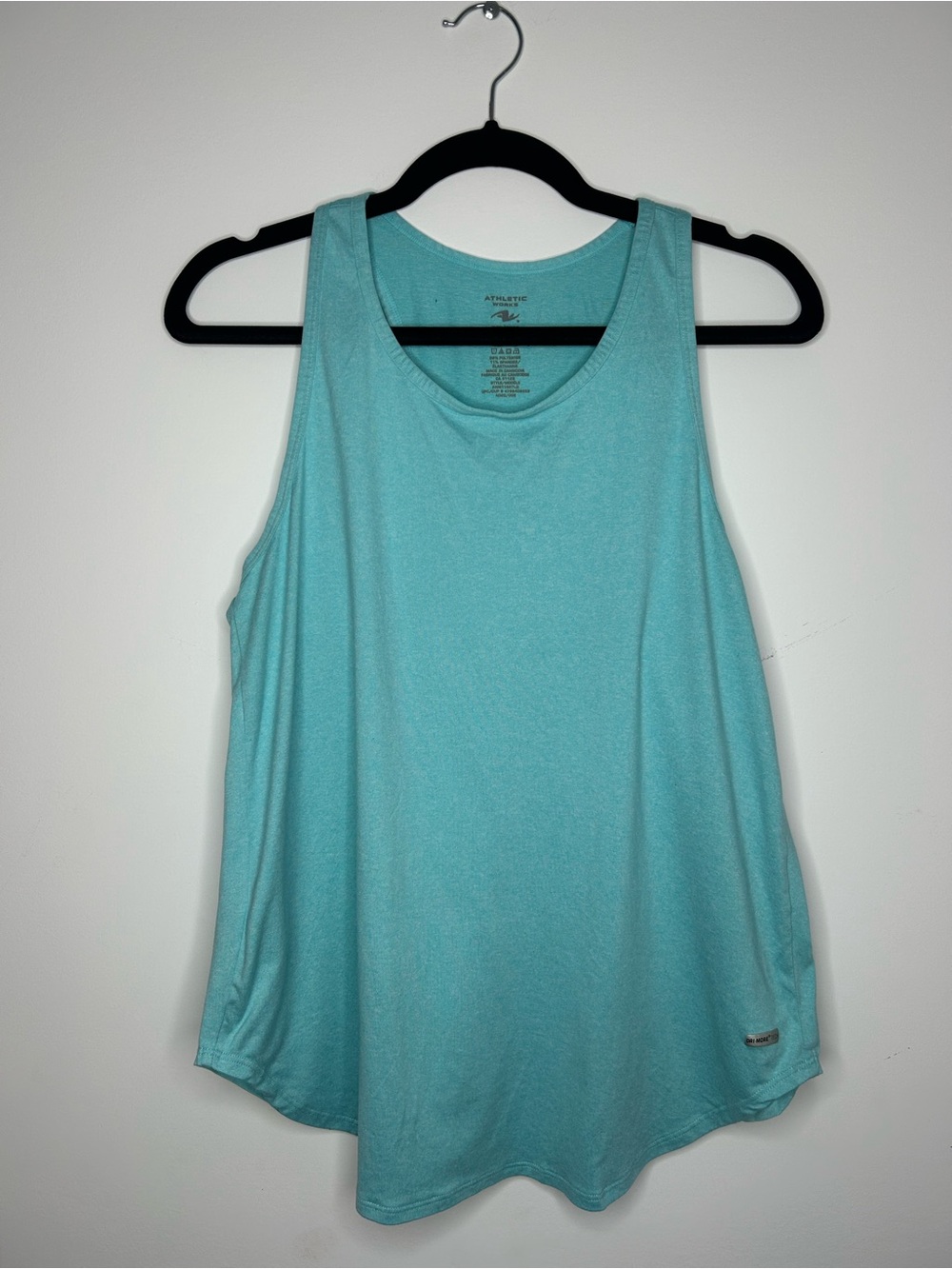 Athletic Works Active Tank Sports Top Turquoise Size Medium